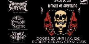 A Night of Suffering - Metalabend am 24.5.2025 im Bokle