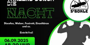 Tanzend durch die Nacht am 6.9.2025