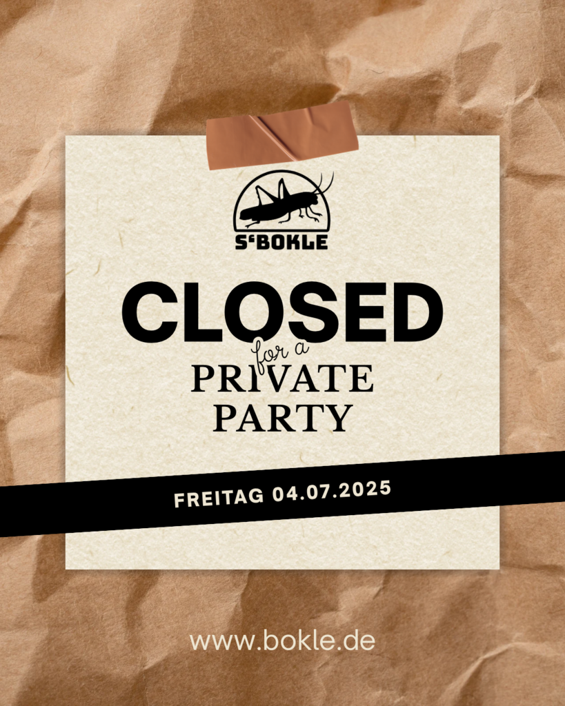 Closed - Geschlossene Gesellschaft