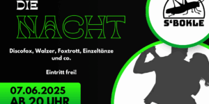 Tanzend durch die Nacht am 7.6.2025
