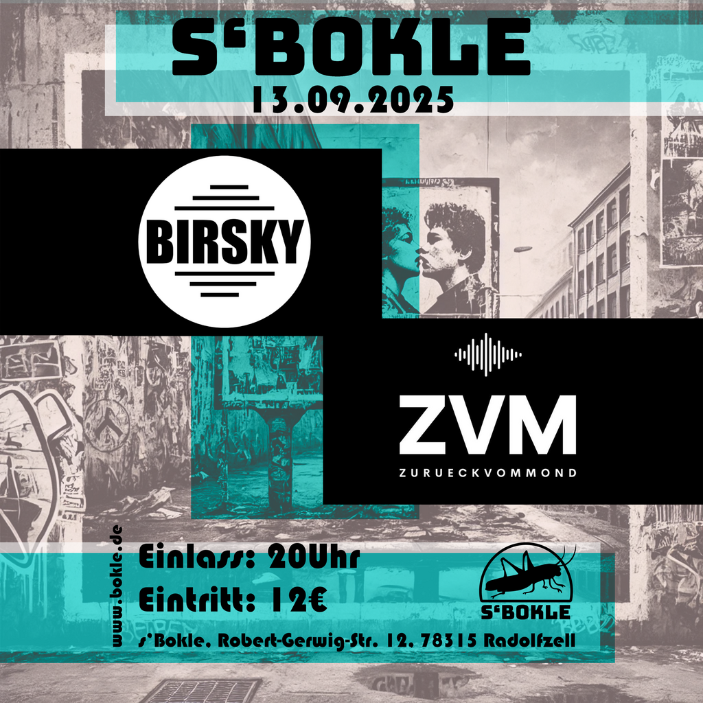 Flyer Birsky & Zurück vom Mond