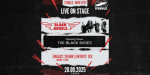 Flyer Black Angels und The Black Shoes