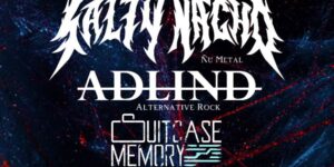Flyer Salty Nacho, Adlind, Suitcase Memonry