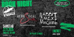 Flyer Acoustival South und Rabbit Mex Machine