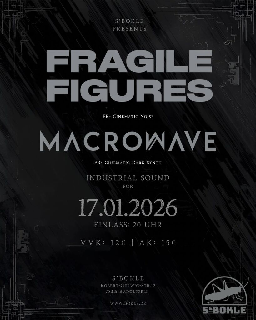 Macrowave & Fragile Figures am 17.1.2026