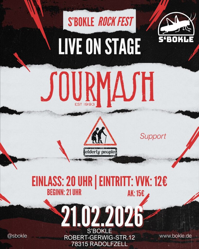 Sourmash und Elderly People im Bokle