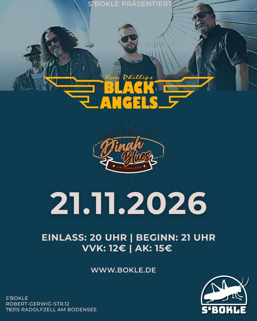 Black Angels & Dinah Blues Band 21.11.2026