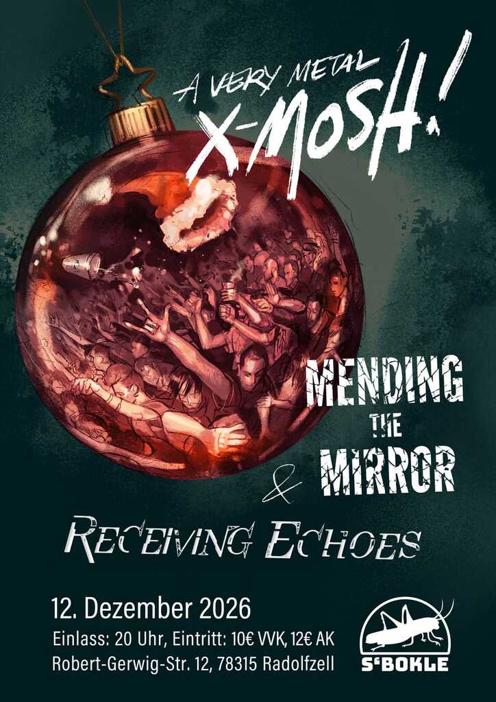 Mending the mirror und Receiving Echos am 12.12.2026 im Bokle