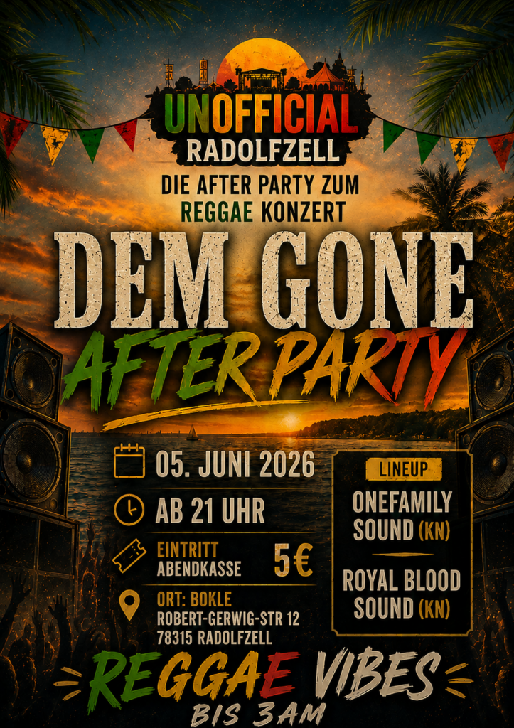 DEM GONE - Raggae After Party
