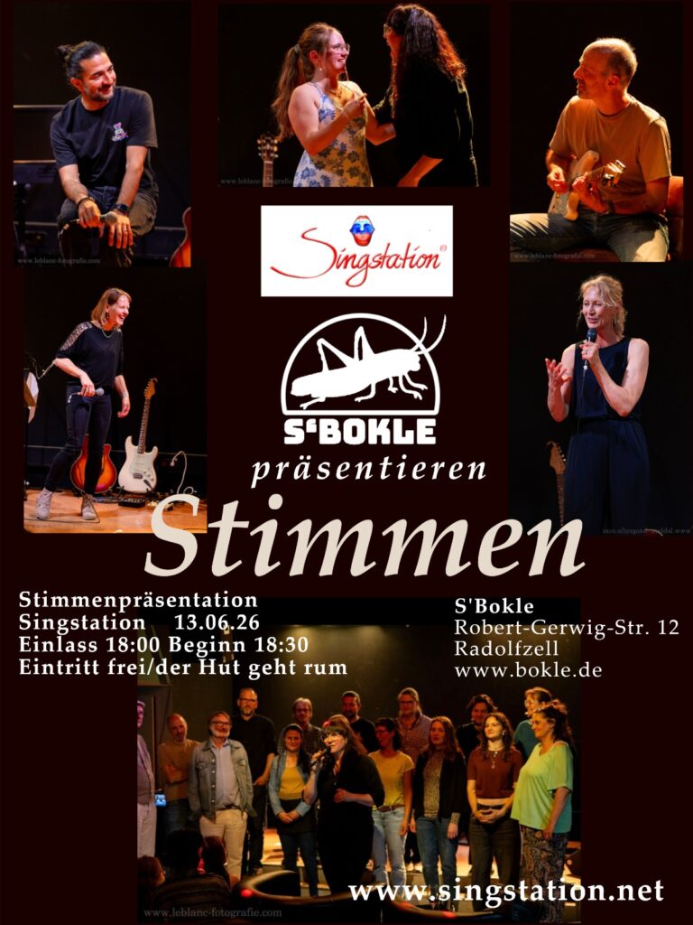 Singstation Stimmenpräsentation