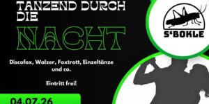 Tanzend durch die Nacht am 4.7.2026