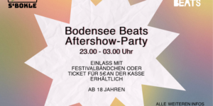 Bodensee Beats Aftershow Flyer für den 24.7.2026