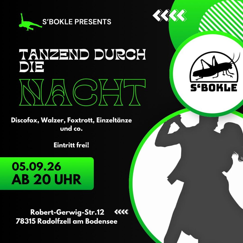 Tanzend durch die Nacht am 5.9.2026